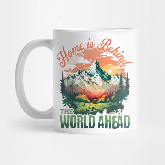 Home is Behind, the World Ahead - Lonely Mountain Landscape - Fantasy by Fenay-Designs